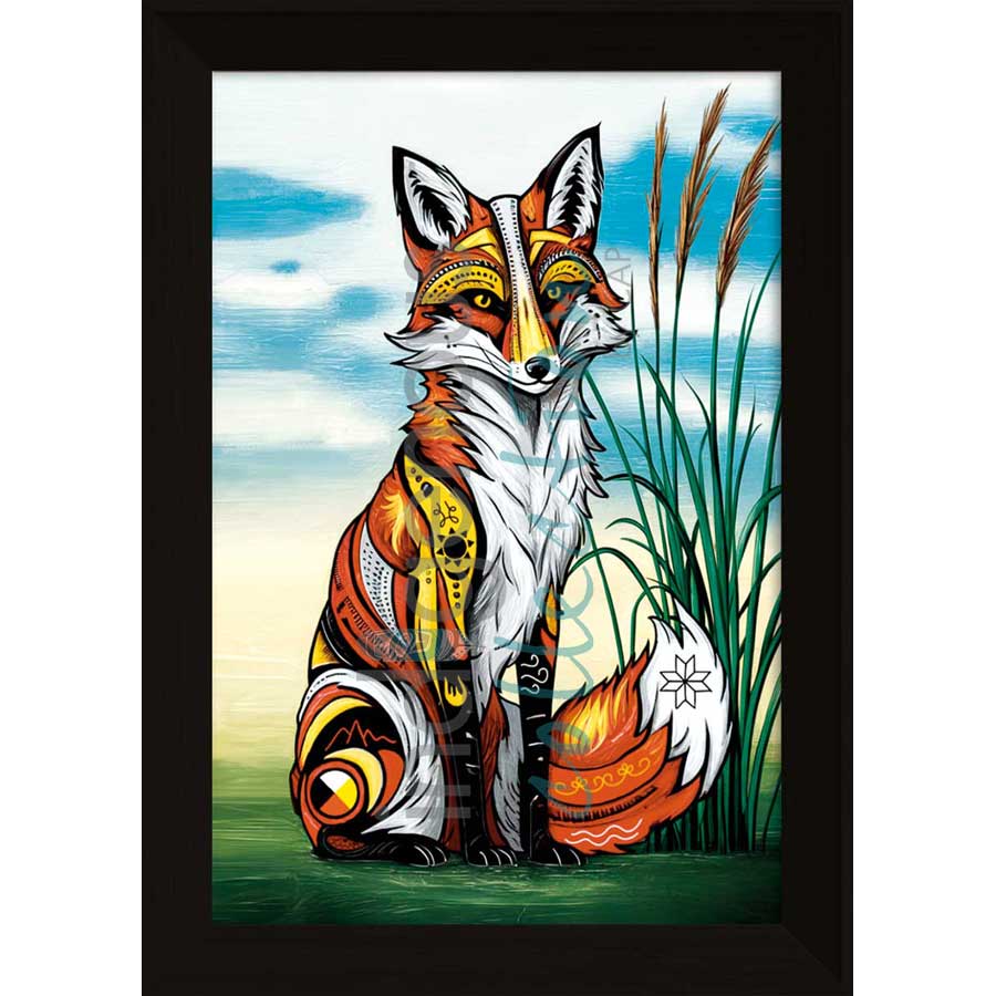 Spirit Fox by artist Stephanie White - Mi'kmaq. Indigenous Collection