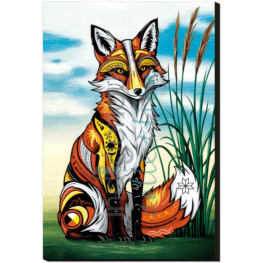 Spirit Fox by artist Stephanie White - Mi'kmaq. Indigenous Collection