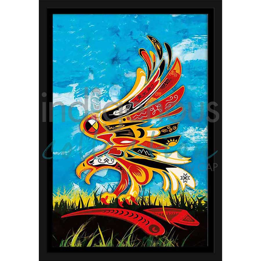 Spirit Eagle by artist Stephanie White - Mi'kmaq. Indigenous Collection