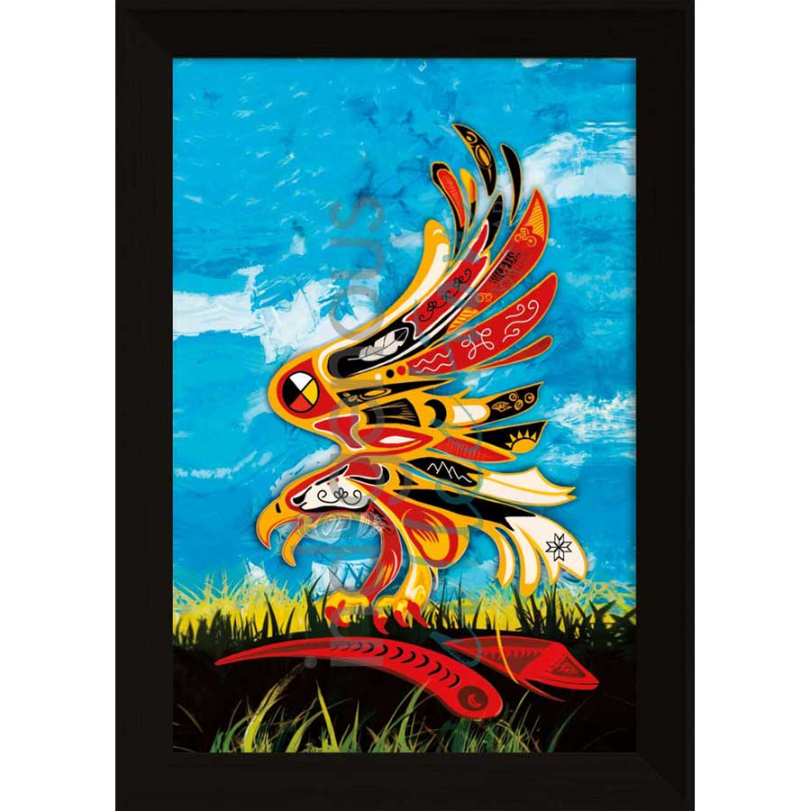 Spirit Eagle by artist Stephanie White - Mi'kmaq. Indigenous Collection