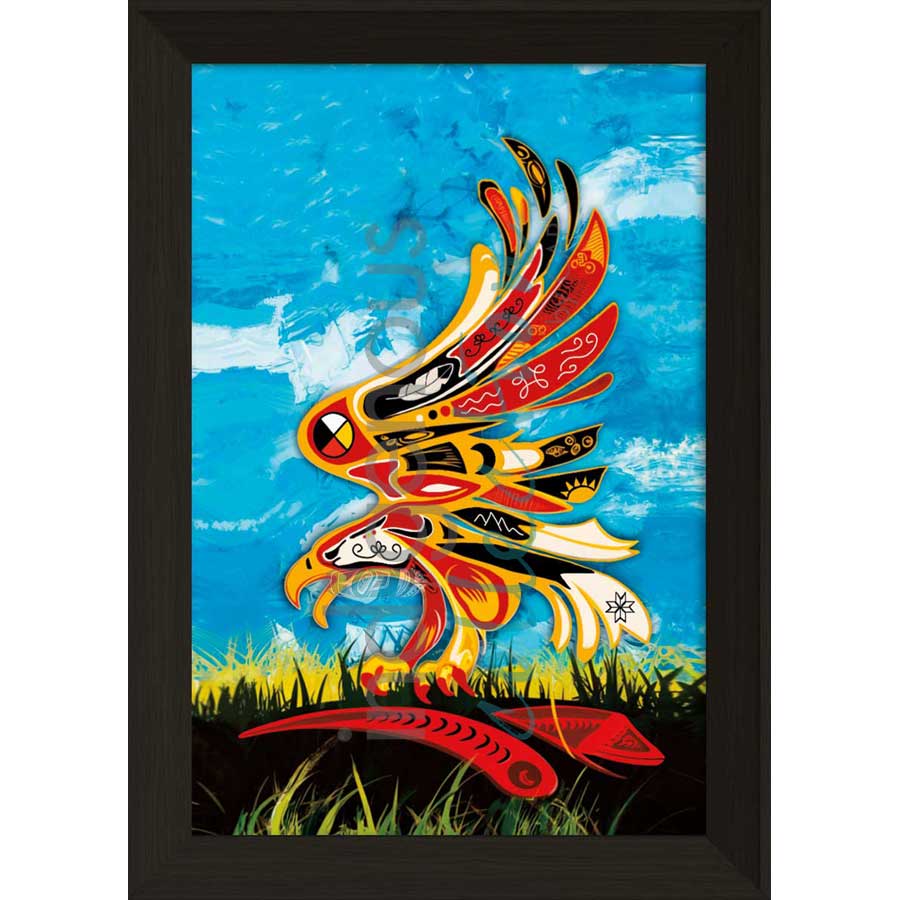 Spirit Eagle by artist Stephanie White - Mi'kmaq. Indigenous Collection