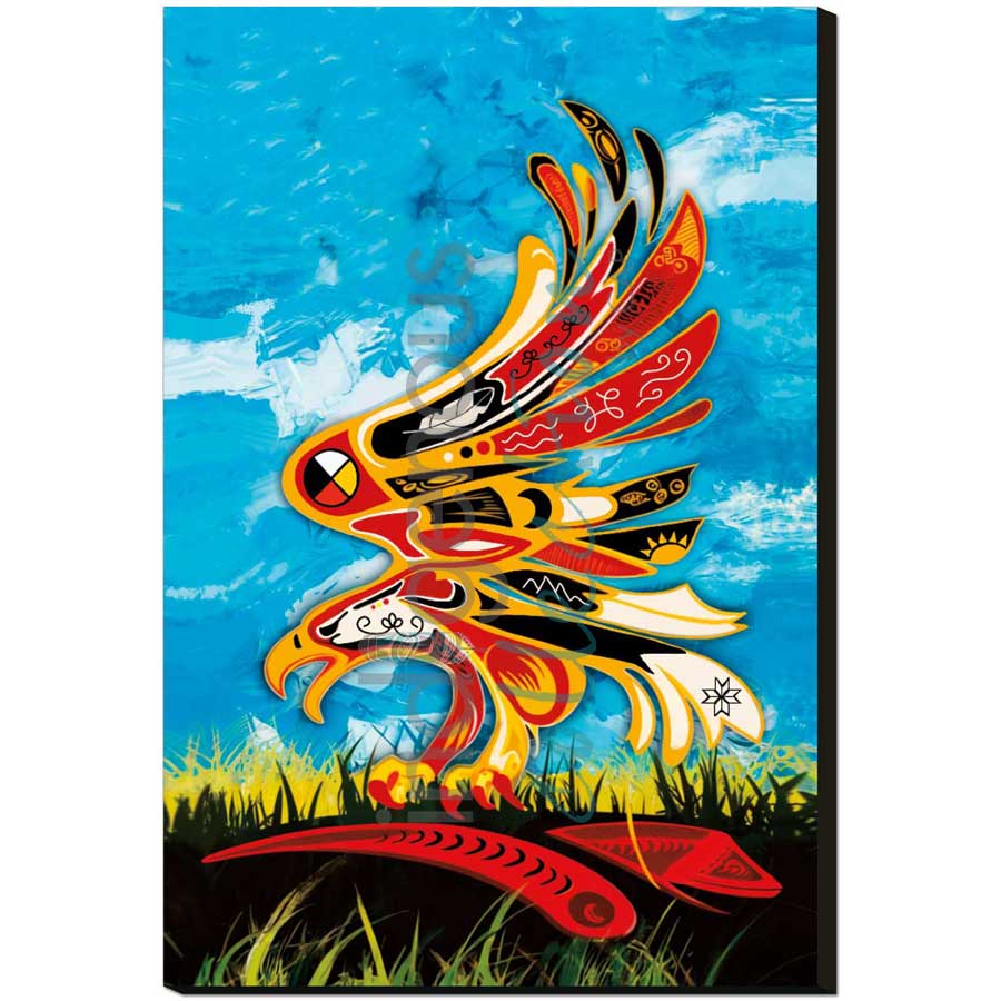 Spirit Eagle by artist Stephanie White - Mi'kmaq. Indigenous Collection