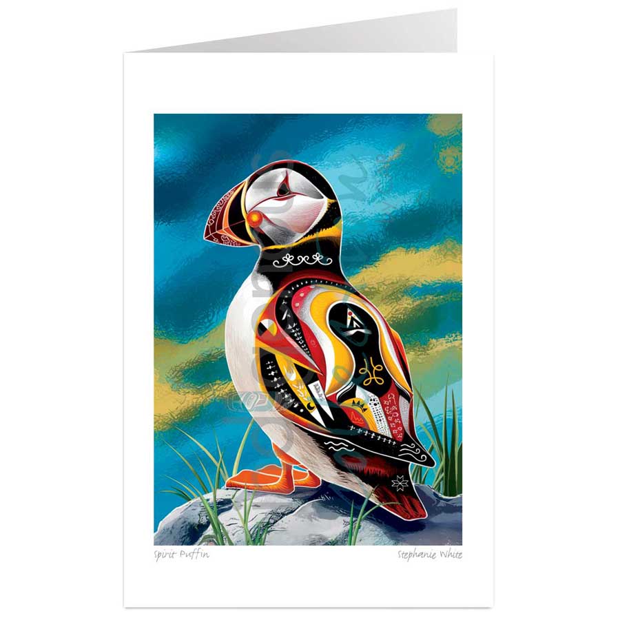Spirit Puffin by artist Stephanie White