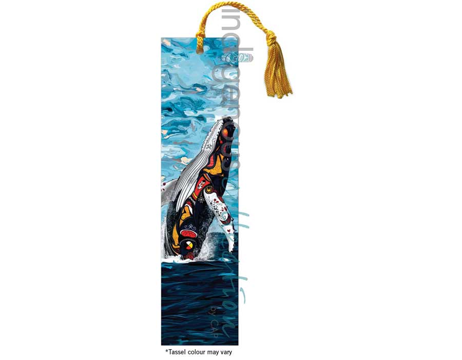 Spirit Whale Bookmark by artist Stephanie White