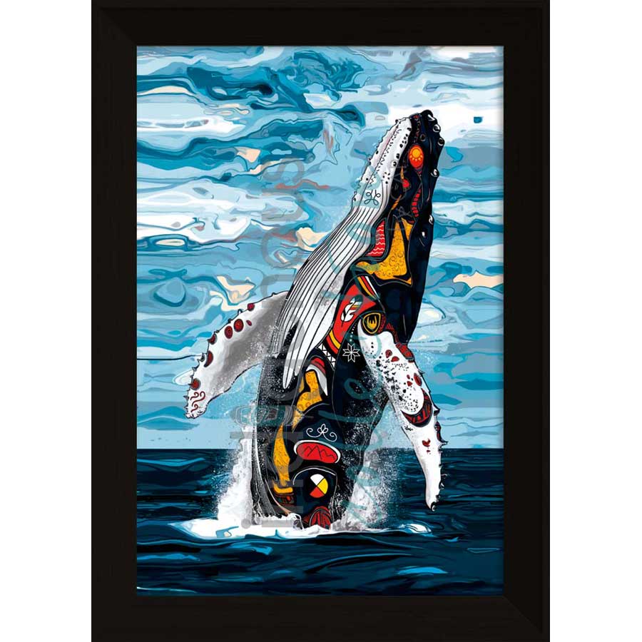 Spirit Whale by artist Stephanie White - Mi'kmaq. Indigenous Collection