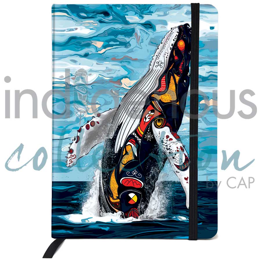 Spirit Whale Journal by artist Stephanie White. Indigenous Collection.