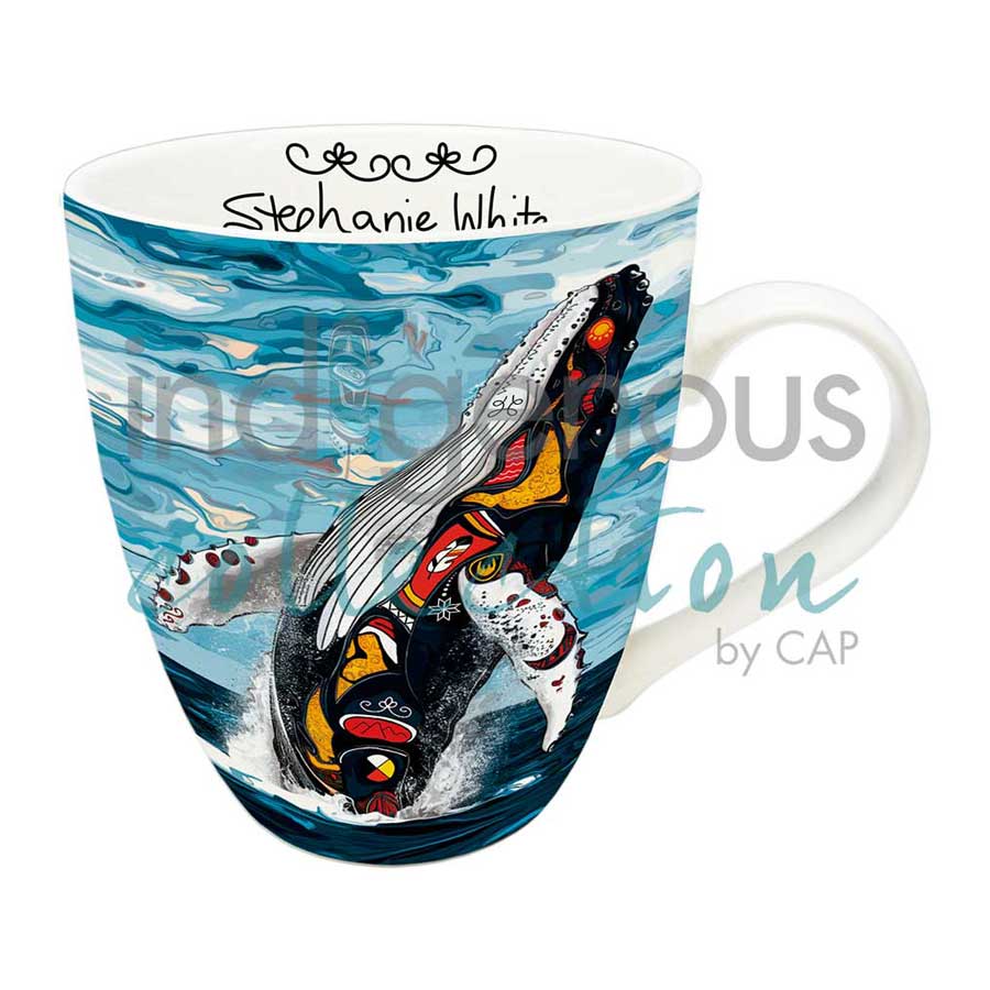 Spirit Whale 18 oz. Signature Mug by artist Stephanie White