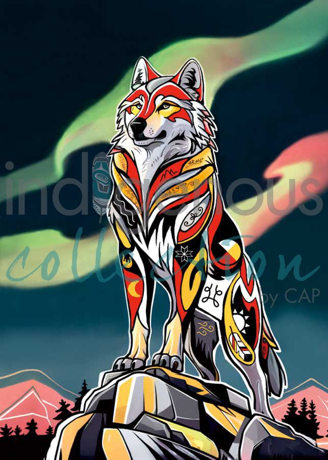 Spirit Wolf by artist Stephanie White