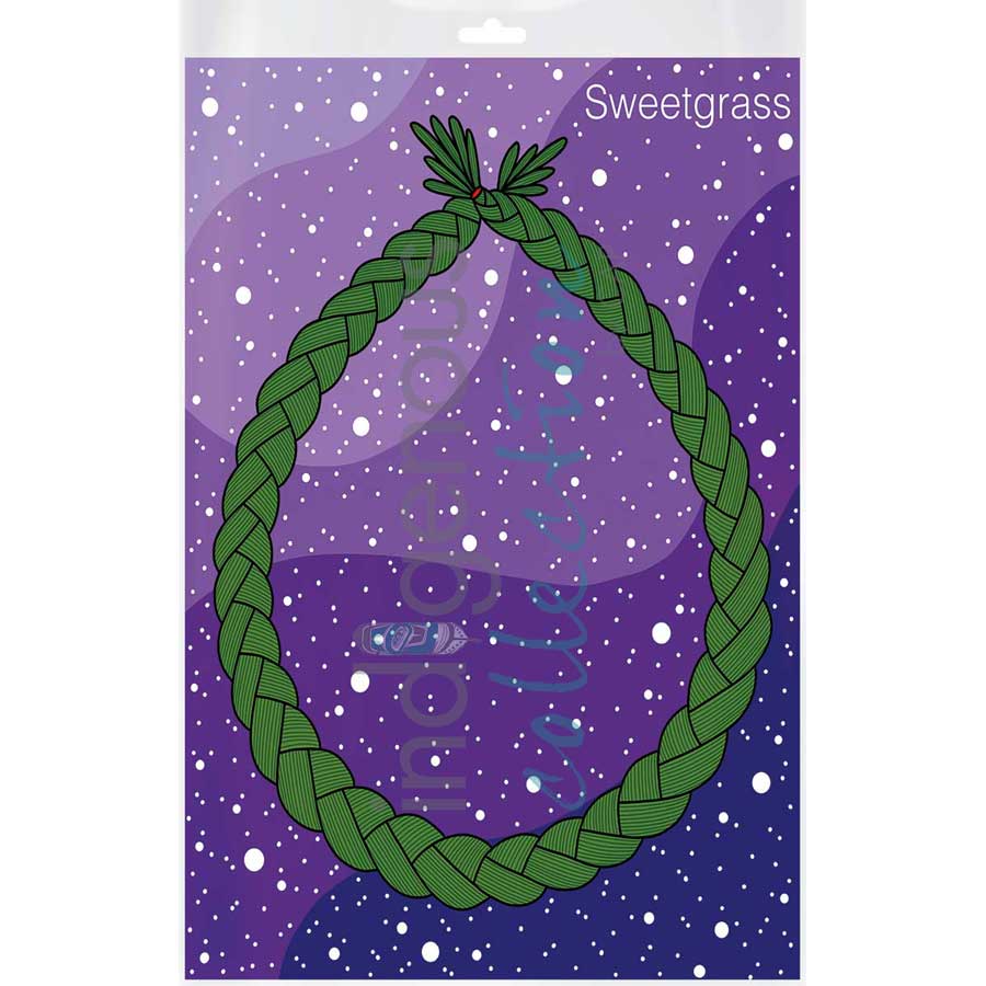 Sweetgrass by artist Marissa Indoe - Anishinaabe. Indigenous Collection