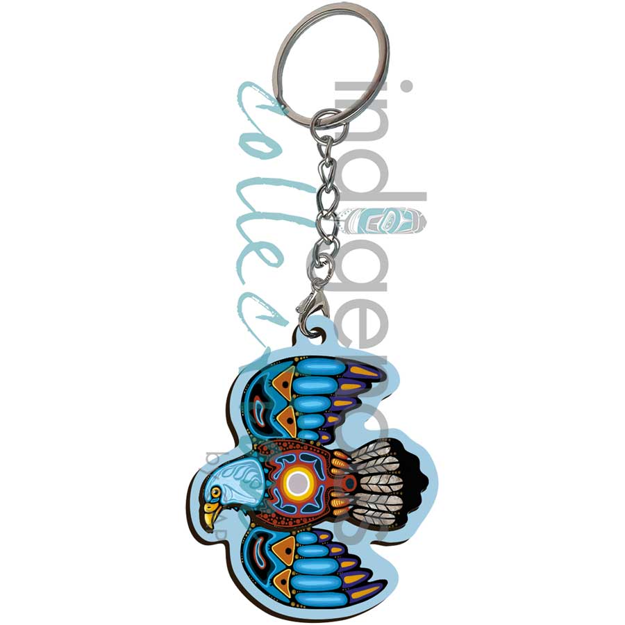 Eagle 3D Keychain by artist Jackie Traverse. Indigenous Collection.