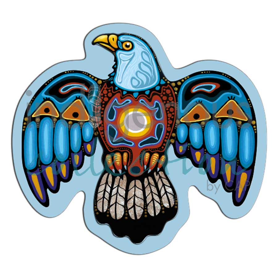 Eagle 3D Magnets by artist Jackie Traverse. Indigenous Collection.