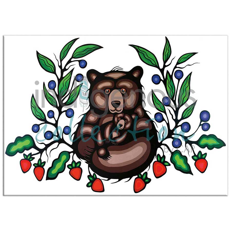 My Baby Magnet by artist Jackie Traverse. Indigenous Collection.