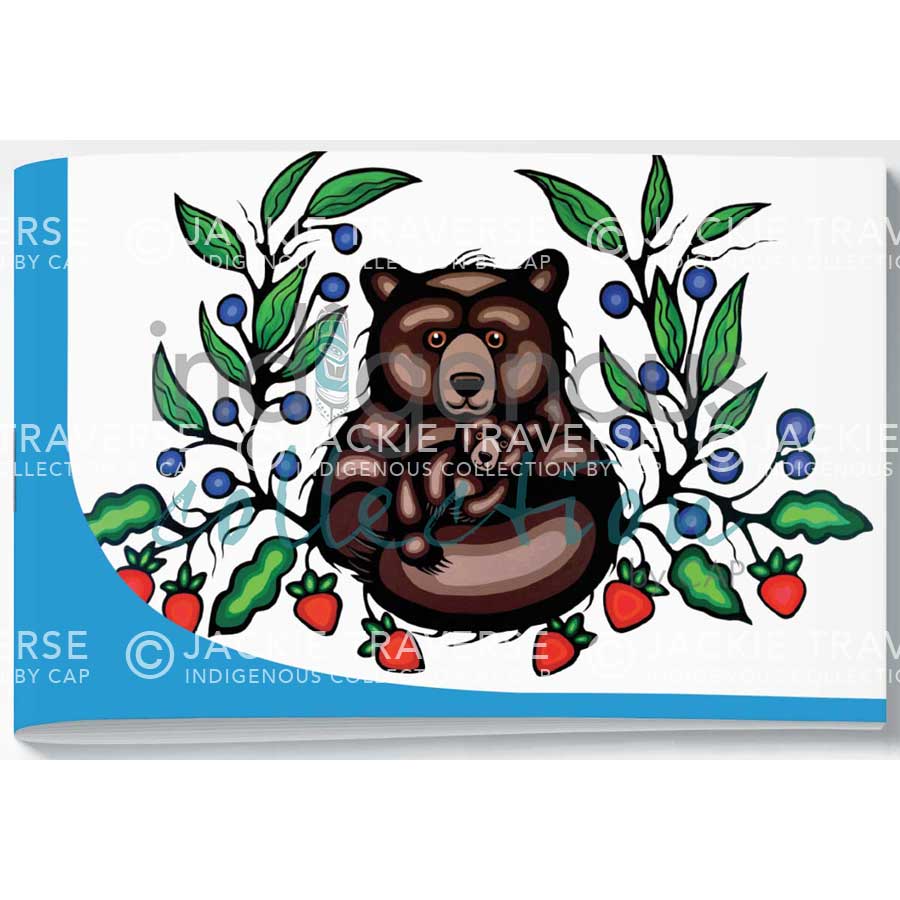 My Baby Signature Notebook by artist Jackie Traverse. Indigenous Collection.
