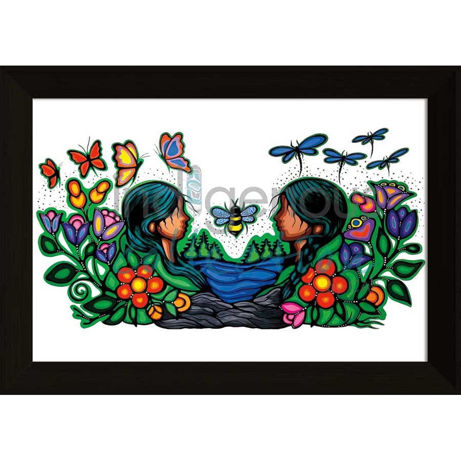 We Are The Land by artist Jackie Traverse - Anishinaabe. Indigenous Collection