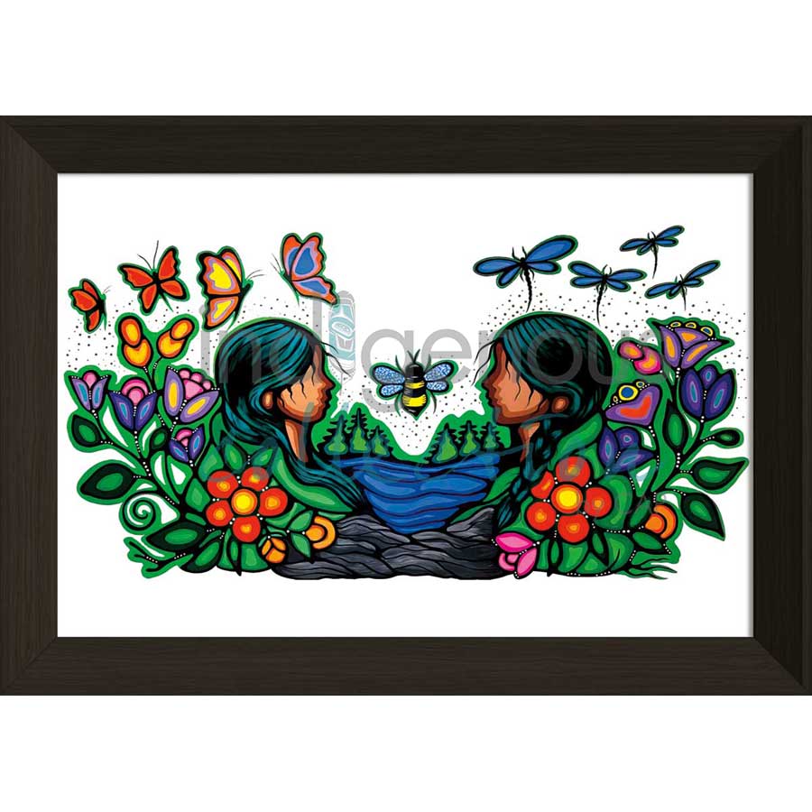 We Are The Land by artist Jackie Traverse - Anishinaabe. Indigenous Collection
