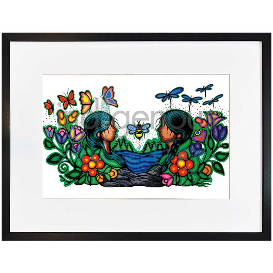 We Are The Land by artist Jackie Traverse - Anishinaabe. Indigenous Collection