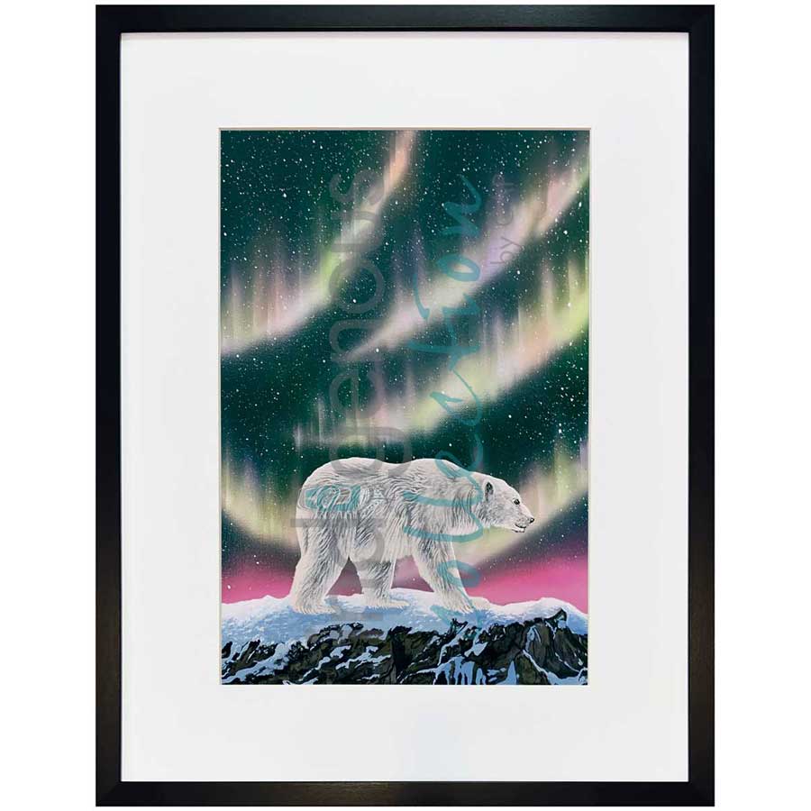 Beast of the Arctic by artist Ronnie Simon - Gwich'in. Indigenous Collection