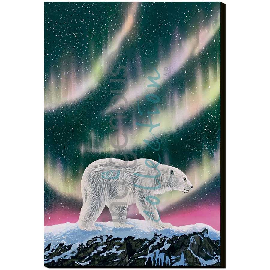 Beast of the Arctic by artist Ronnie Simon - Gwich'in. Indigenous Collection