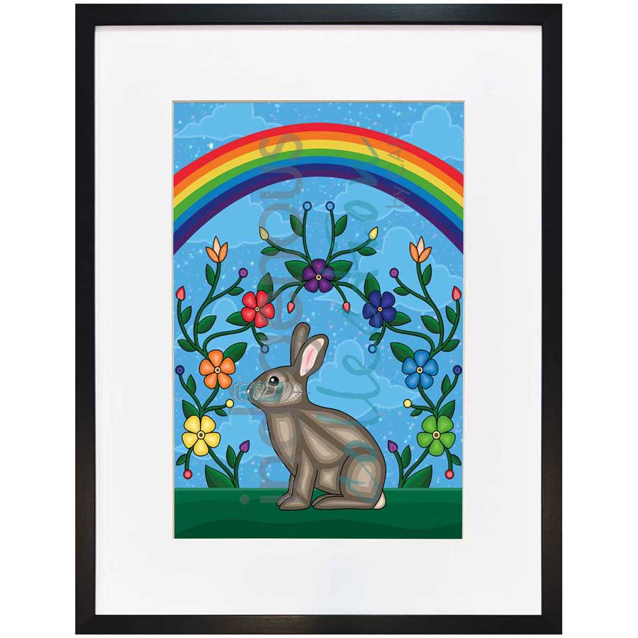 Waabooz by artist Marissa Indoe - Anishinaabe. Indigenous Collection