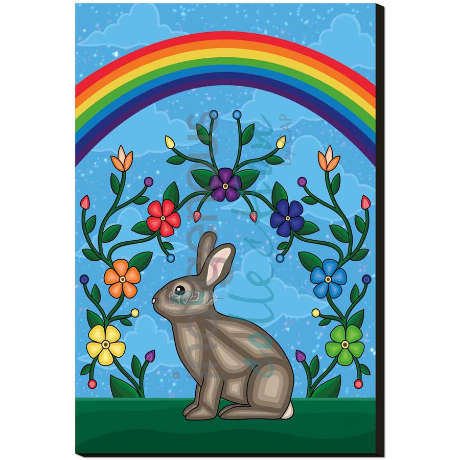 Waabooz by artist Marissa Indoe - Anishinaabe. Indigenous Collection