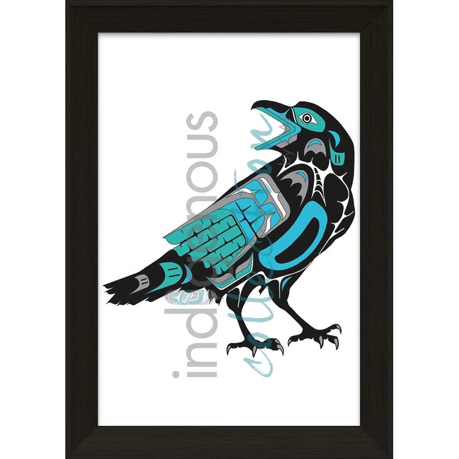 Raven Talk by artist Shirley Babcock - Coast Salish/Kwakwaka'wakw. Indigenous Collection