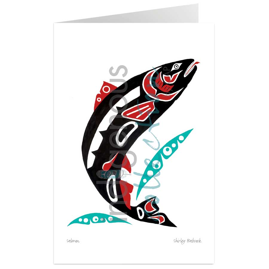 Salmon by artist Shirley Babcock