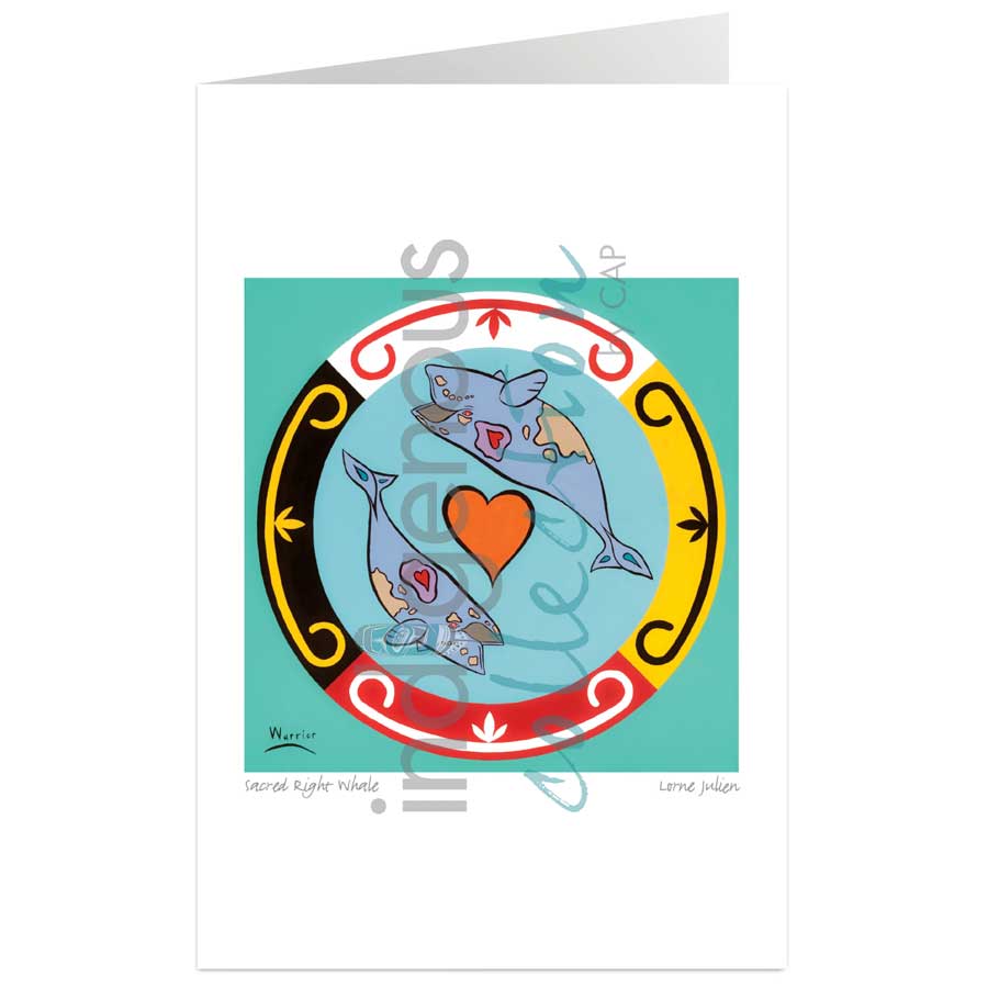 Sacred Right Whale by artist Lorne Julien