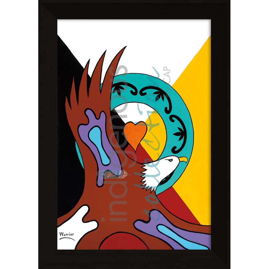 Mi'kma'ki I by artist Lorne Julien - Mi'kmaq. Indigenous Collection