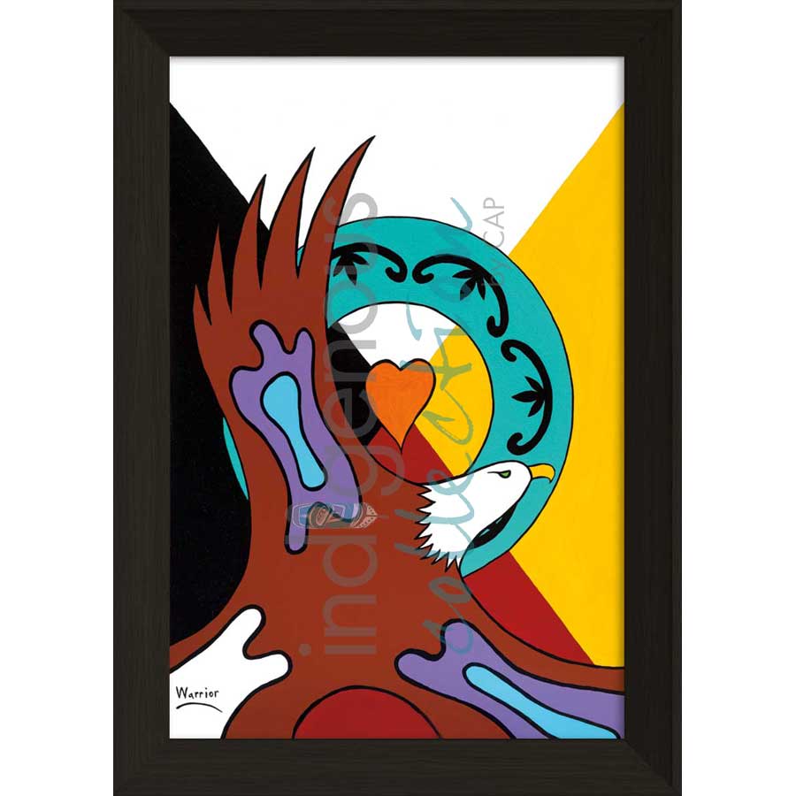 Mi'kma'ki I by artist Lorne Julien - Mi'kmaq. Indigenous Collection