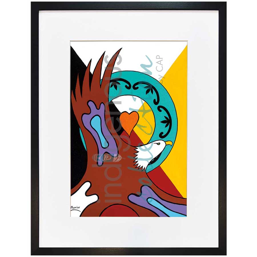 Mi'kma'ki I by artist Lorne Julien - Mi'kmaq. Indigenous Collection