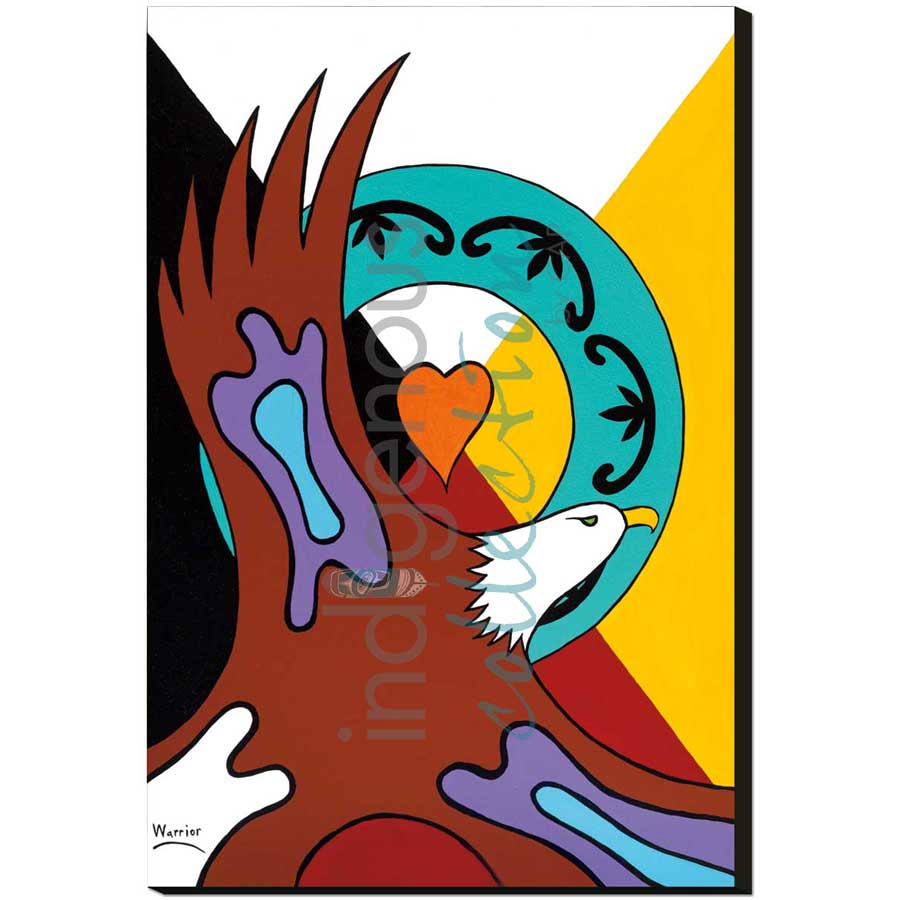 Mi'kma'ki I by artist Lorne Julien - Mi'kmaq. Indigenous Collection