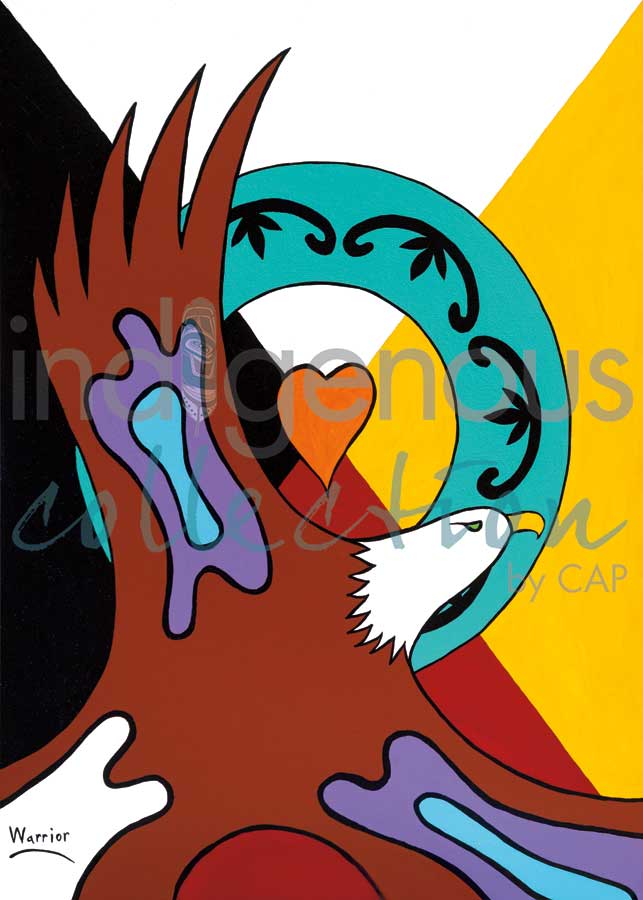 Mi'kma'ki I by artist Lorne Julien