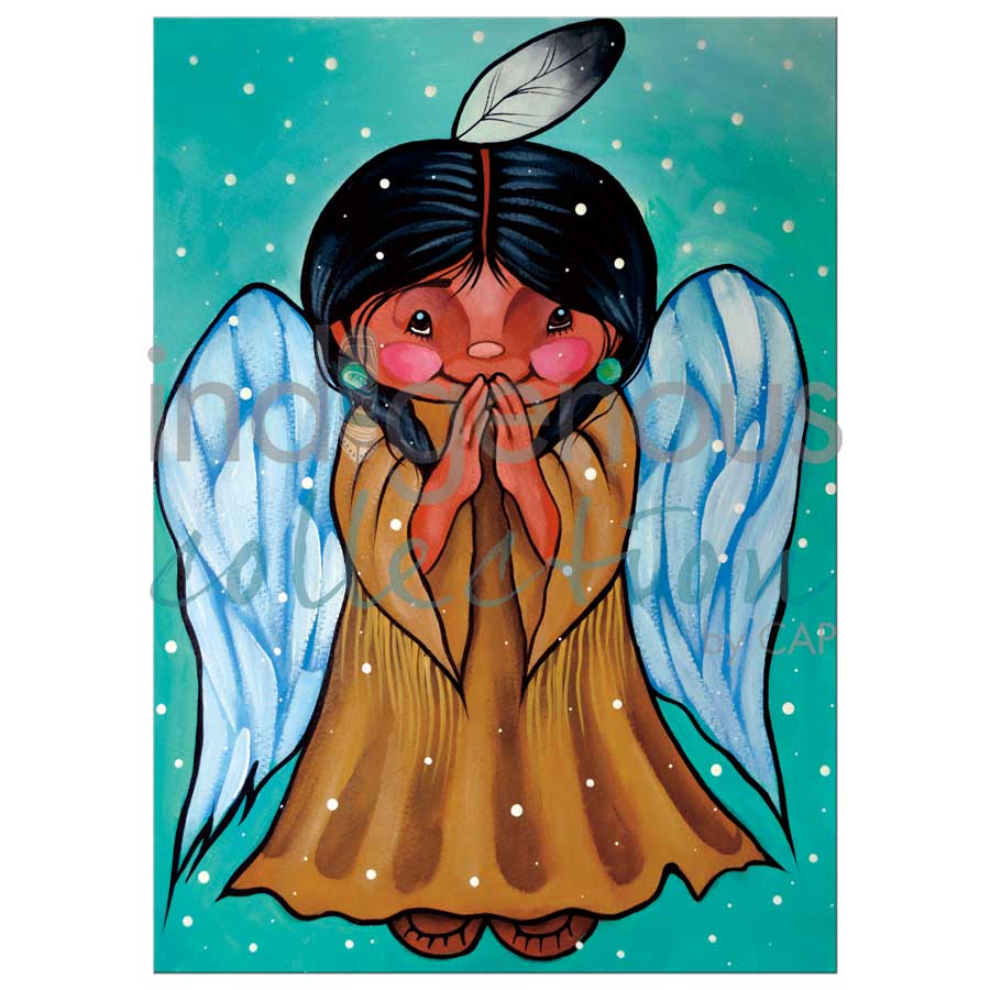 Little Angel  by artist Jackie Traverse - Anishinaabe