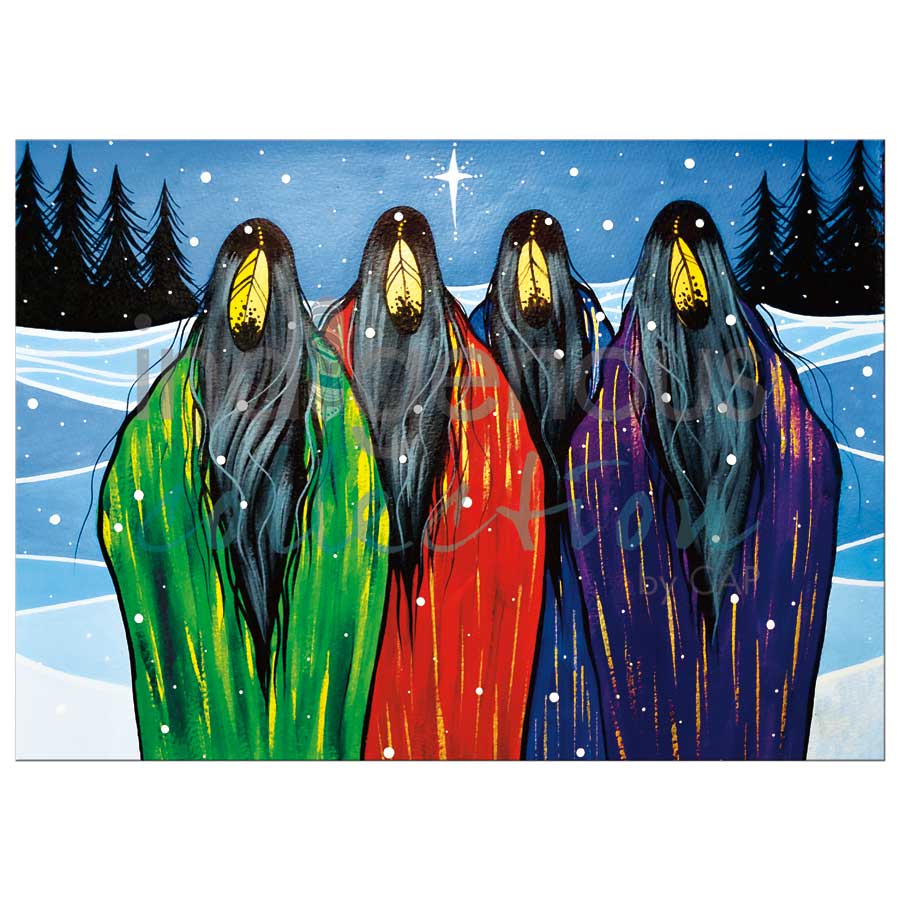 The Four Wise Women  by artist Jackie Traverse - Anishinaabe