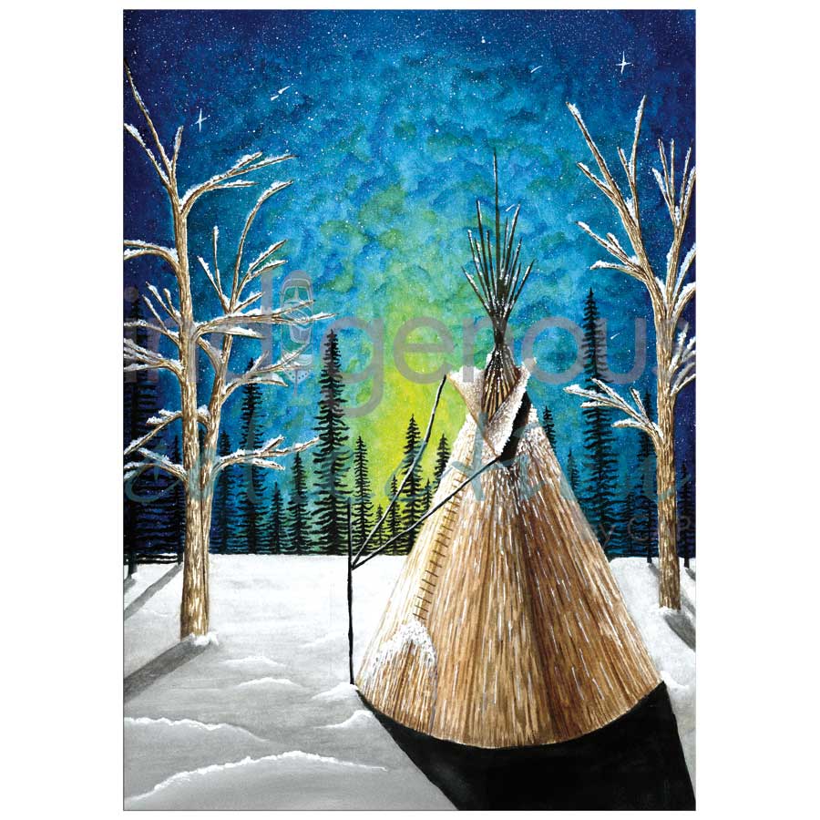Winter Dreams by artist Marissa Indoe - Anishinaabe