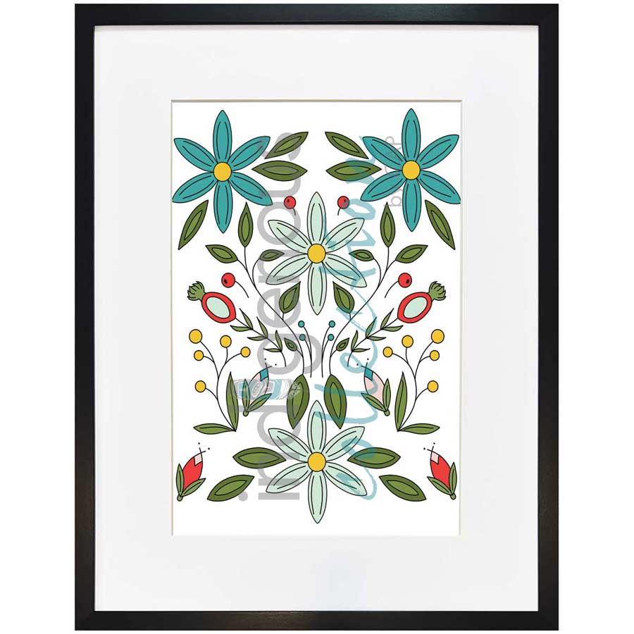 Nature Is Beautiful by artist Lisa Berry - Métis. Indigenous Collection