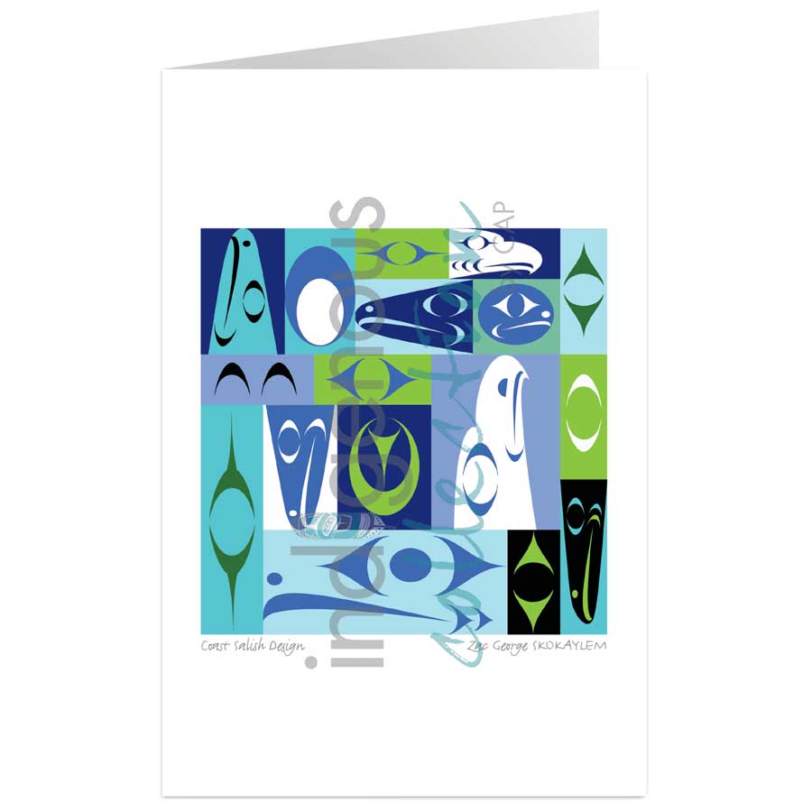 Coast Salish Design by artist Zac George SKOKAYLEM