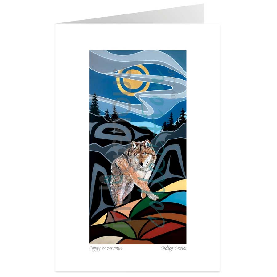 Foggy Mountain by artist Shelley Davies