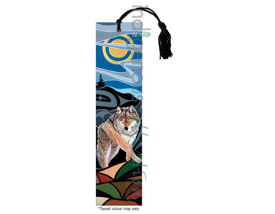 Foggy Mountain Bookmark by artist Shelley Davies. Indigenous Collection.