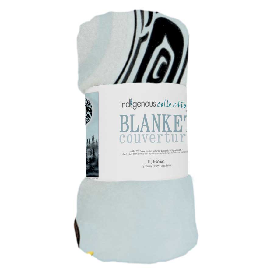 Eagle Moon Fleece Blanket