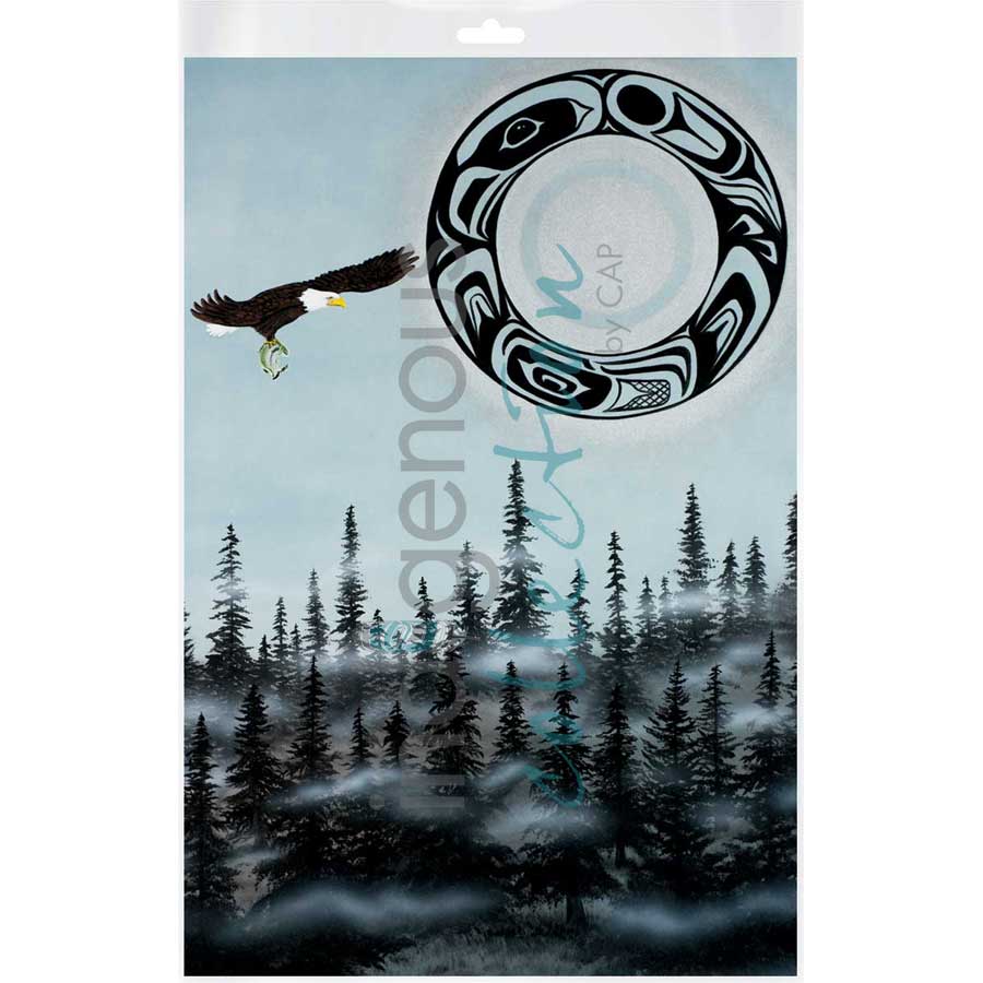 Eagle Moon by artist Shelley Davies - Coast Salish. Indigenous Collection