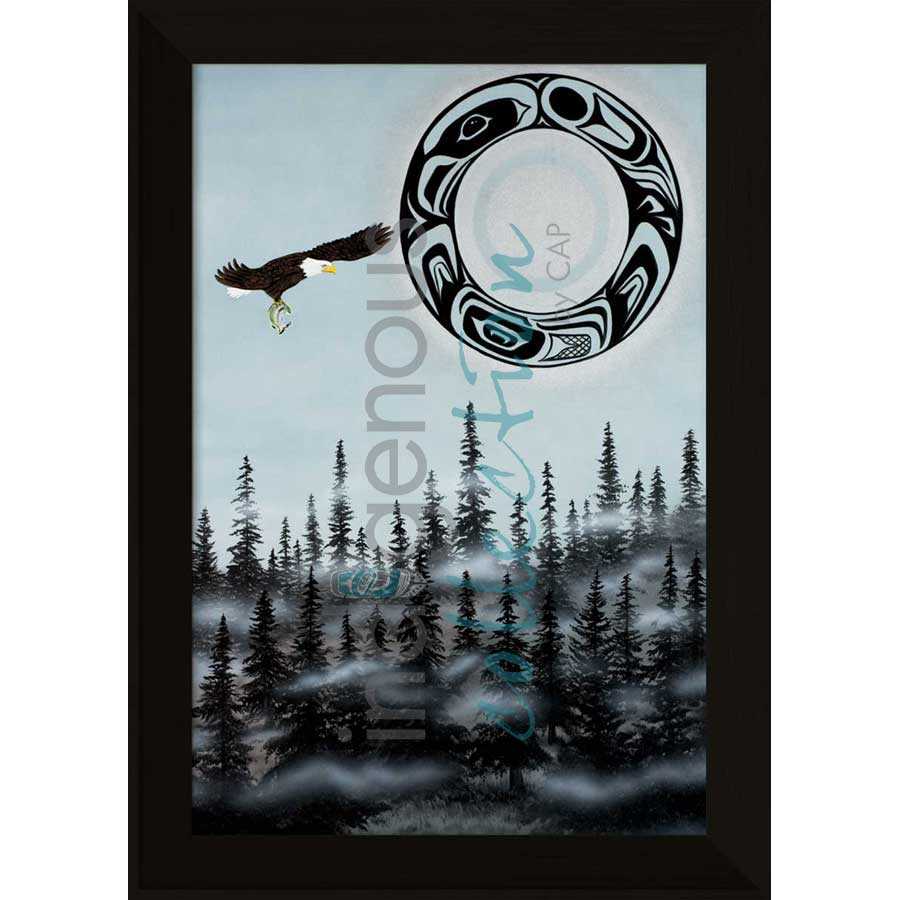 Eagle Moon by artist Shelley Davies - Coast Salish. Indigenous Collection