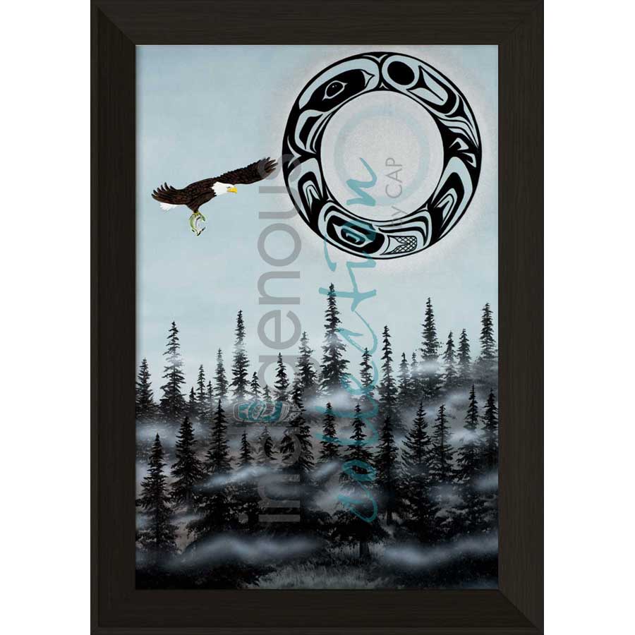 Eagle Moon by artist Shelley Davies - Coast Salish. Indigenous Collection