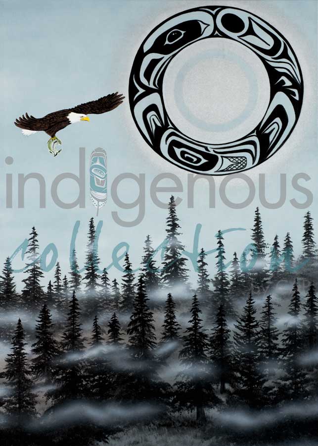 Eagle Moon by artist Shelley Davies
