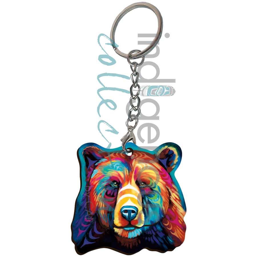 Sacred Paint: Ethereal Passage 3D Keychain by artist Brandon Gabriel. Indigenous Collection.