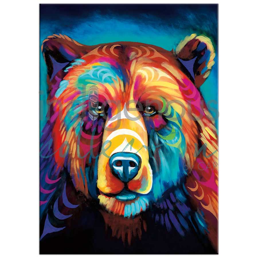 Sacred Paint: Ethereal Passage Magnet by artist Brandon Gabriel. Indigenous Collection.