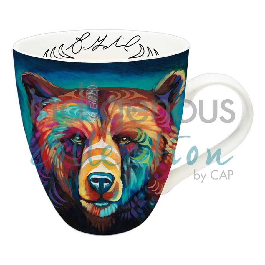 Sacred Paint: Ethereal Passage Signature Mug by artist Brandon Gabriel. Indigenous Collection.