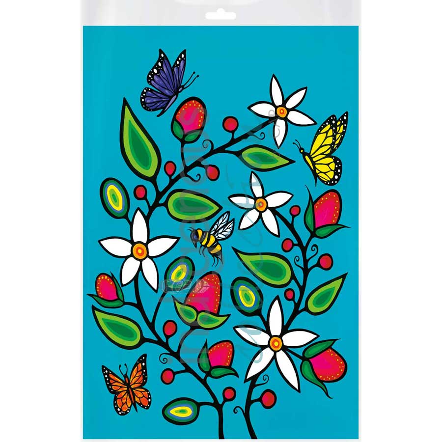 Berry Garden by artist Jeffrey Red George - Ojibway. Indigenous Collection