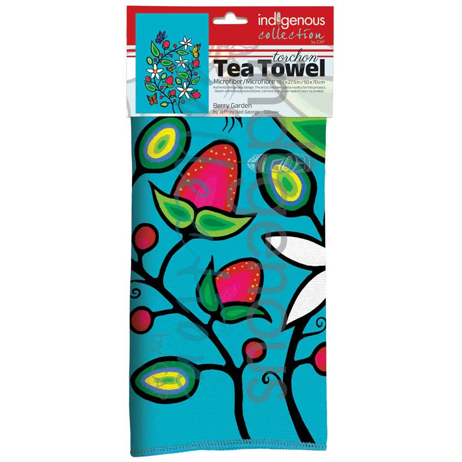 Berry Garden Tea Towel