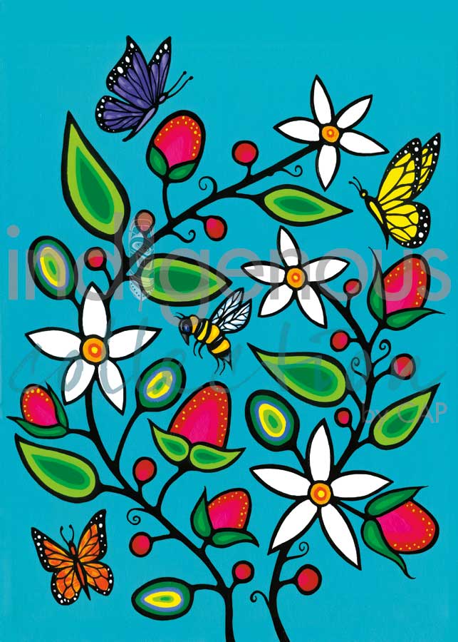 Berry Garden by artist Jeffrey Red George